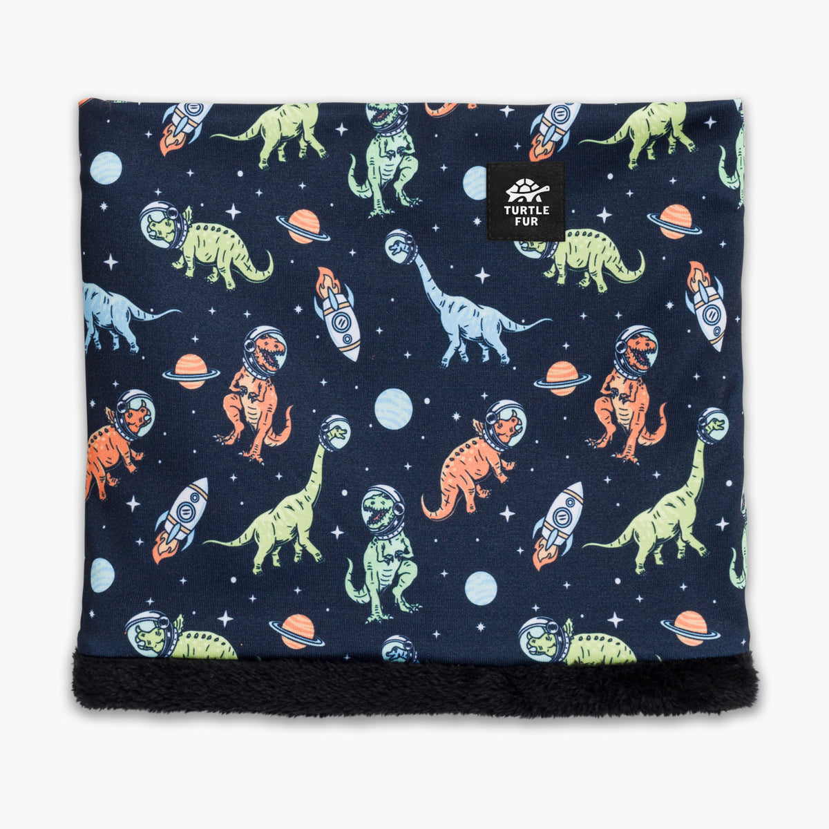 Kids Neckula Lined with Comfort Plush / Color-Galactic Dino