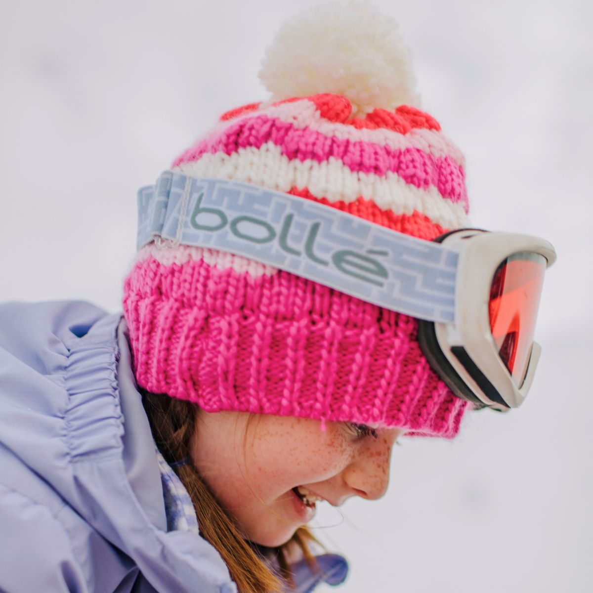 Kids Jocelyn Beanie / Color-Sherbet