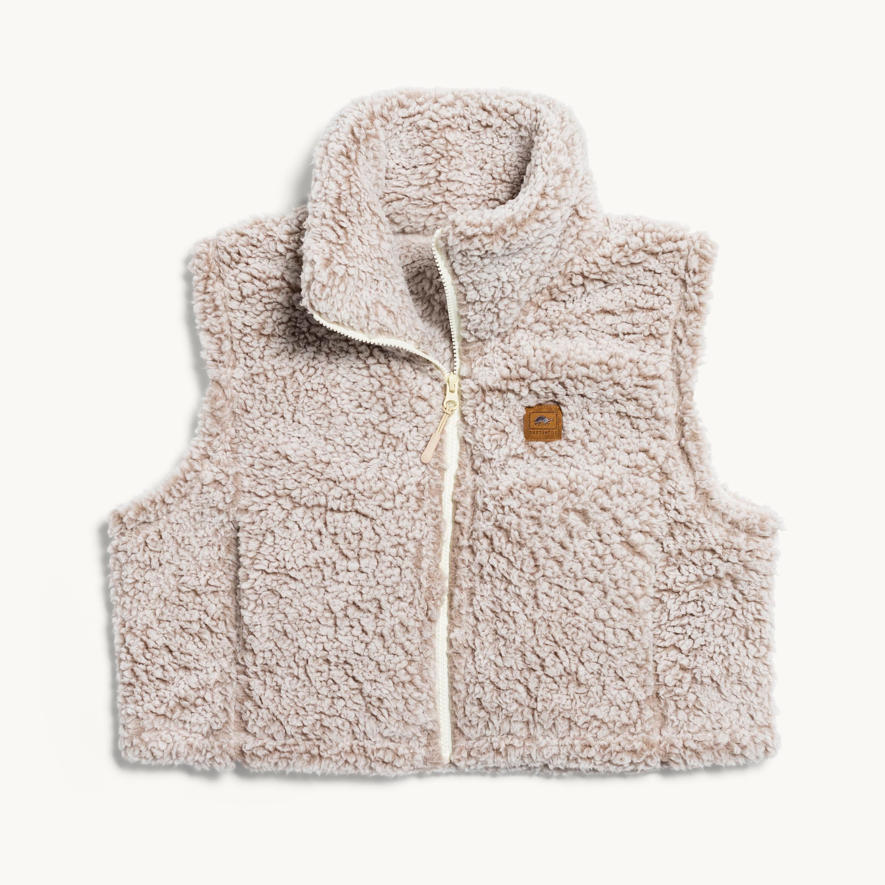 Lush High Pile Fleece Cropped Vest – Turtle Fur®