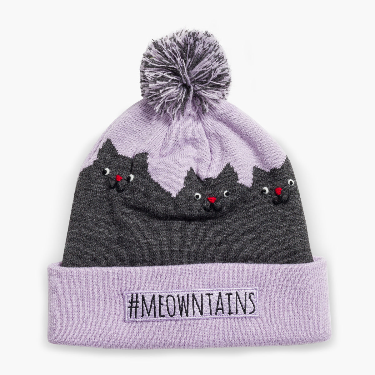 Kids #meowntains Pom / Color-Lavender