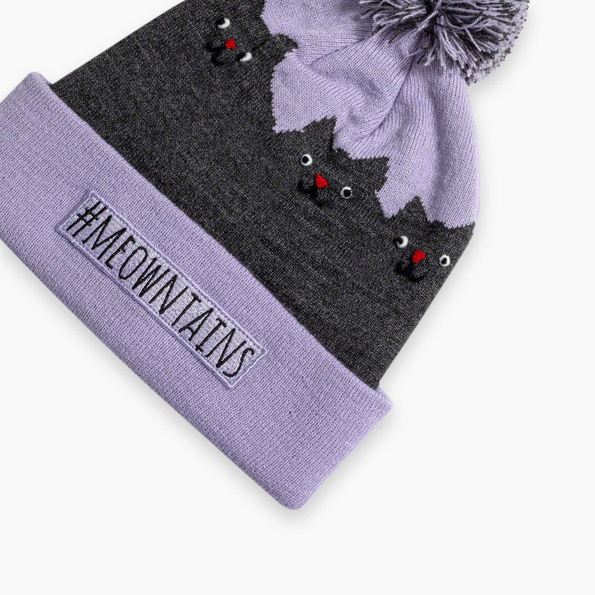 Kids #meowntains Pom / Color-Lavender