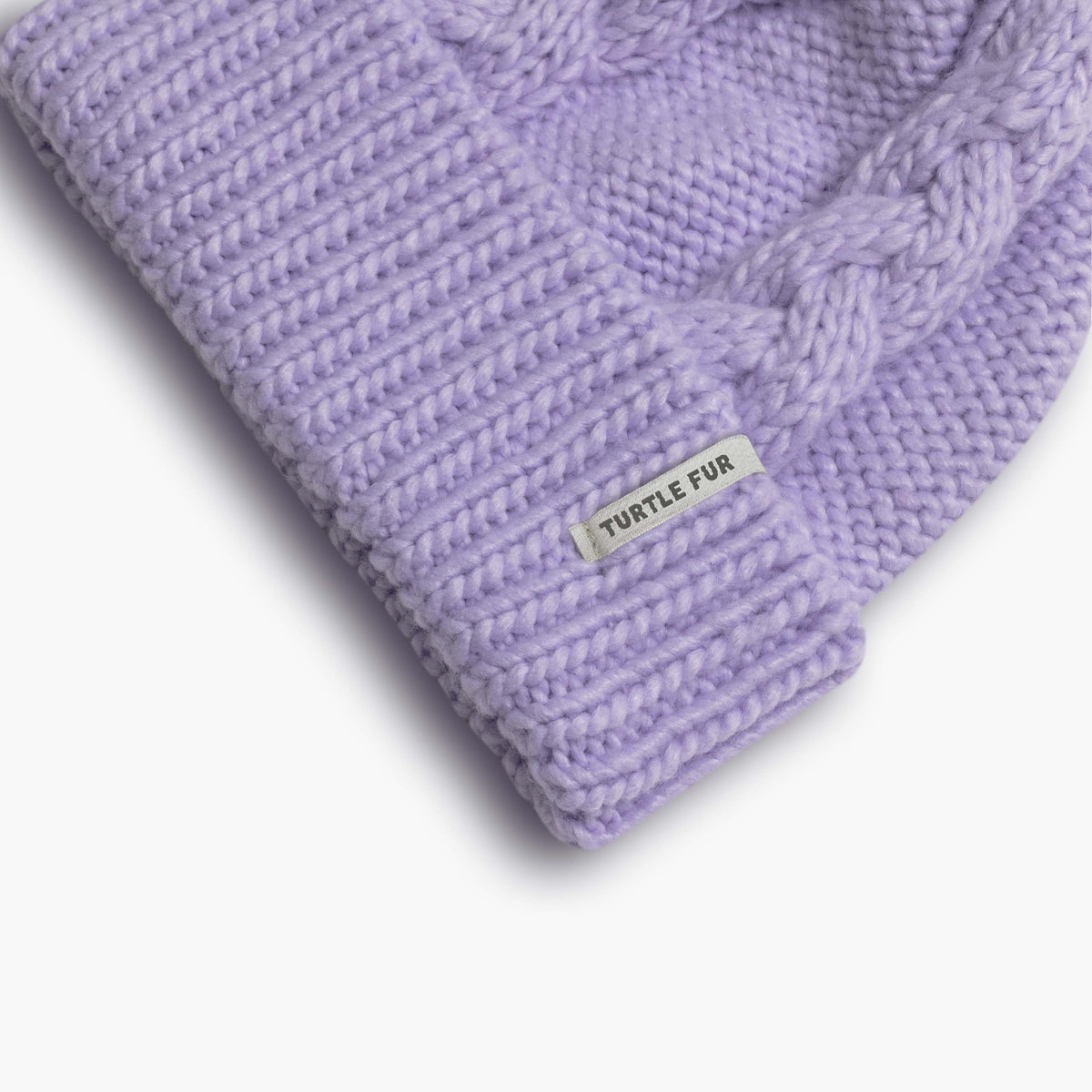 Youth Lizzy Faux Fur Pom / Color-Lavender