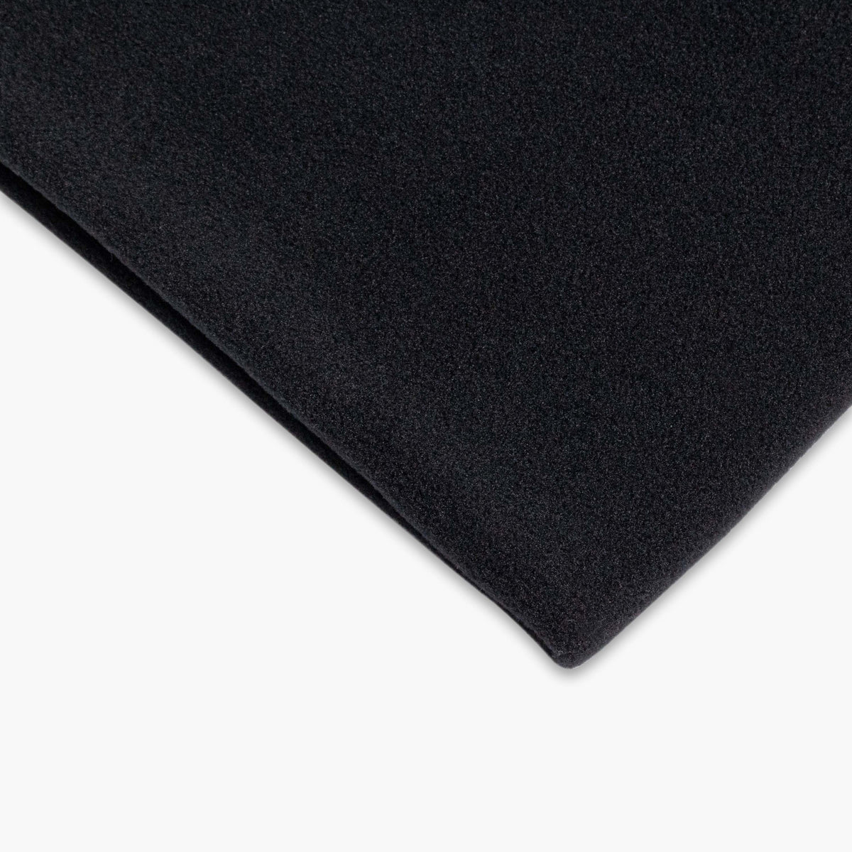 Micro Fur Fleece Double-Layer Neck Warmer / Color-Black
