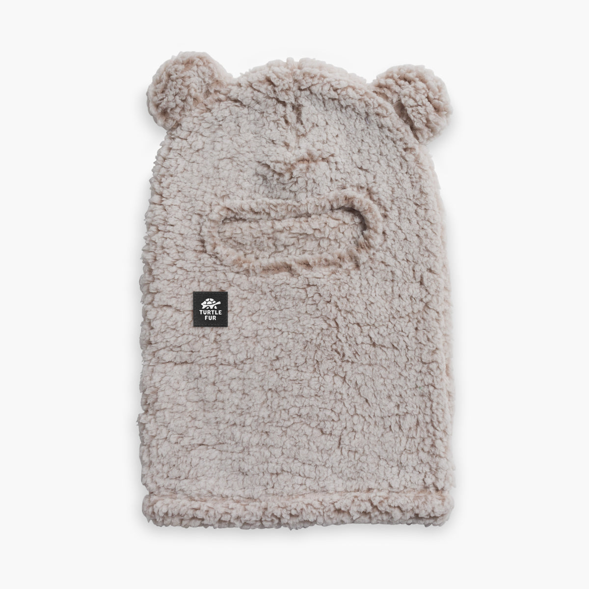 Kids Recycled Comfort Lush Bear Balaclava / Color-Natural