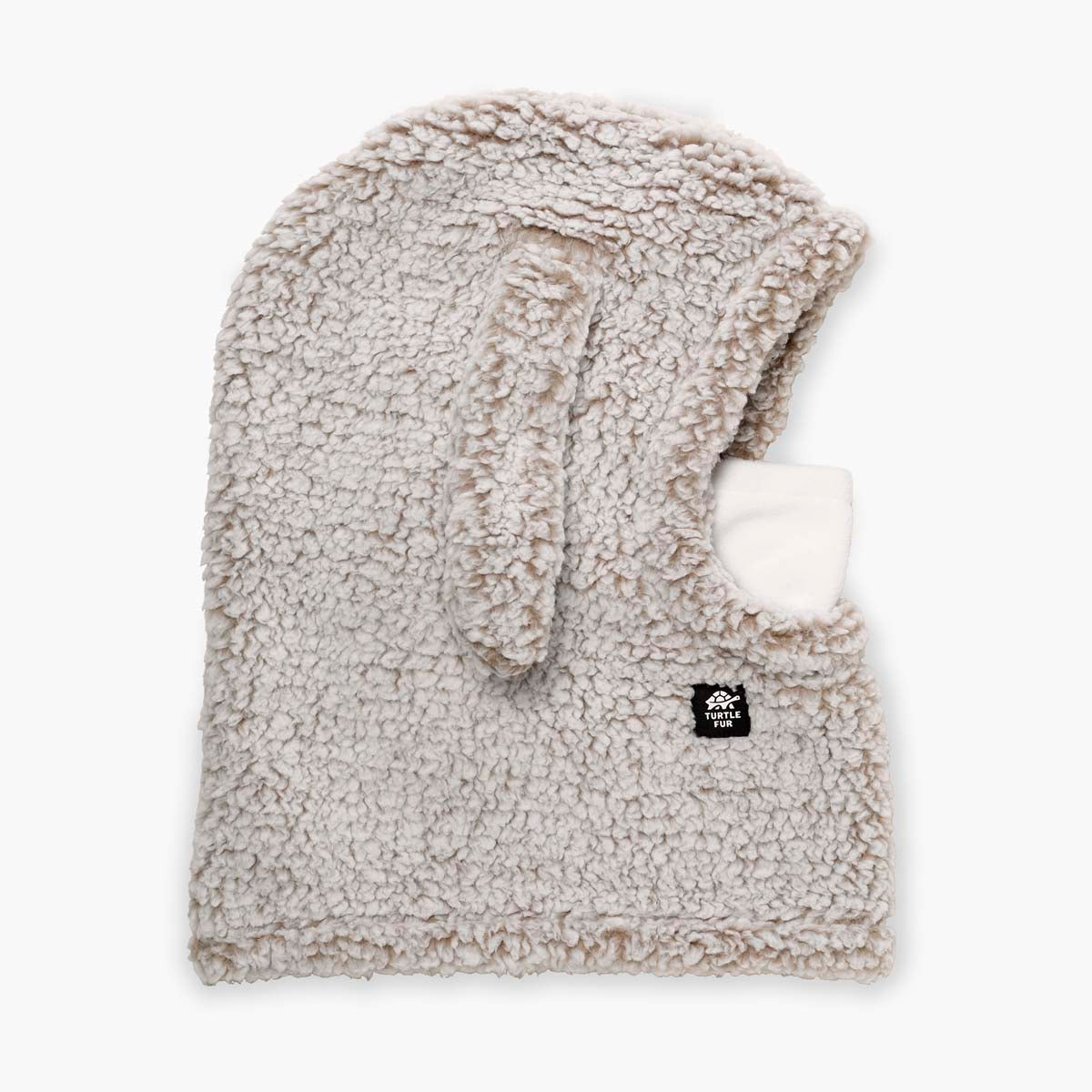 Kids Recycled Comfort Lush Bunny Overhood / Color-Natural