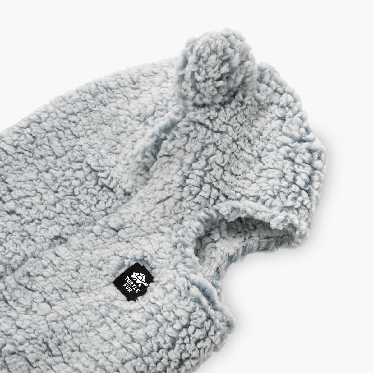 Kids Recycled Comfort Lush Bear Balaclava / Color-Smoke Blue