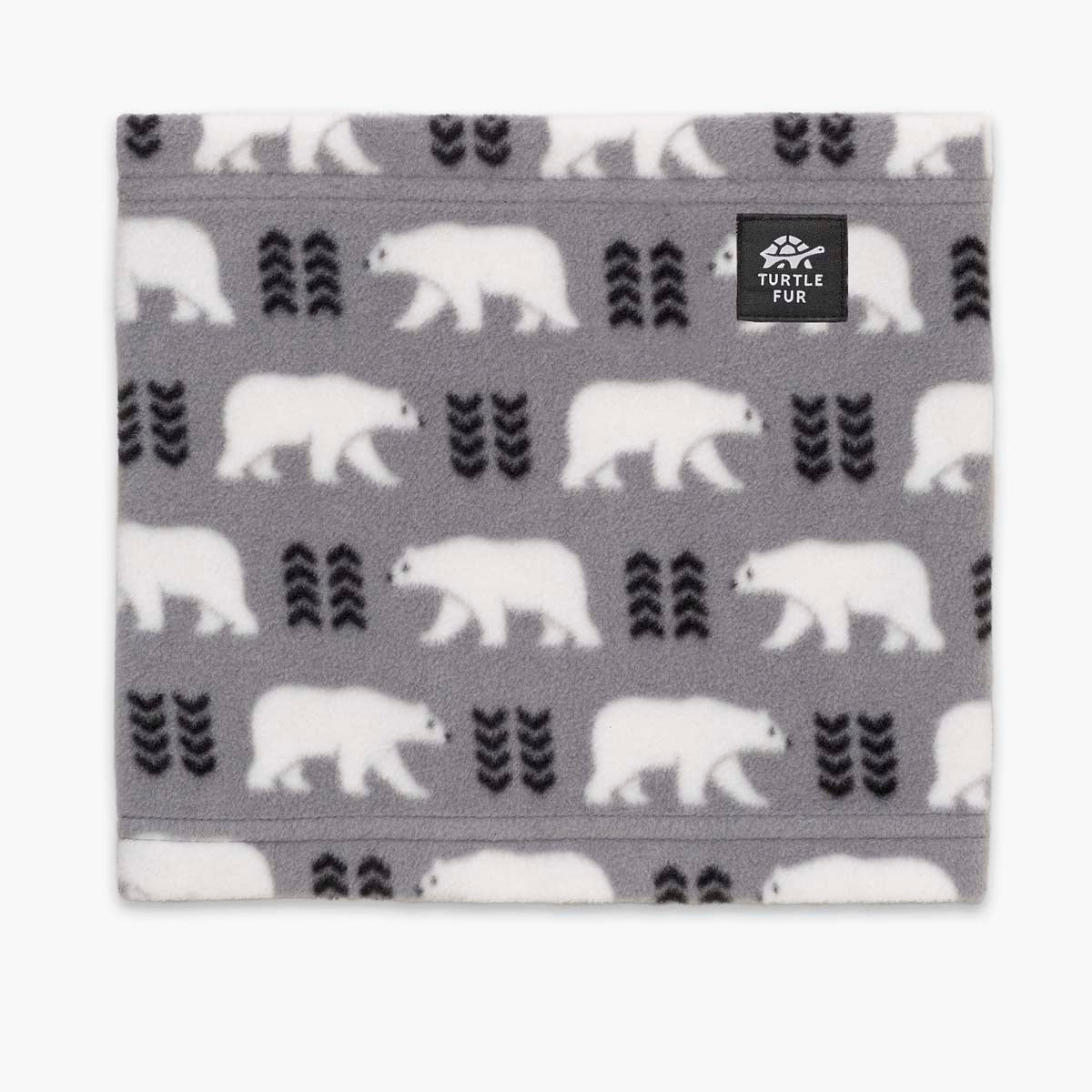 Kids Playful Prints Fleece Neck Warmer / Color-Polar Plunge