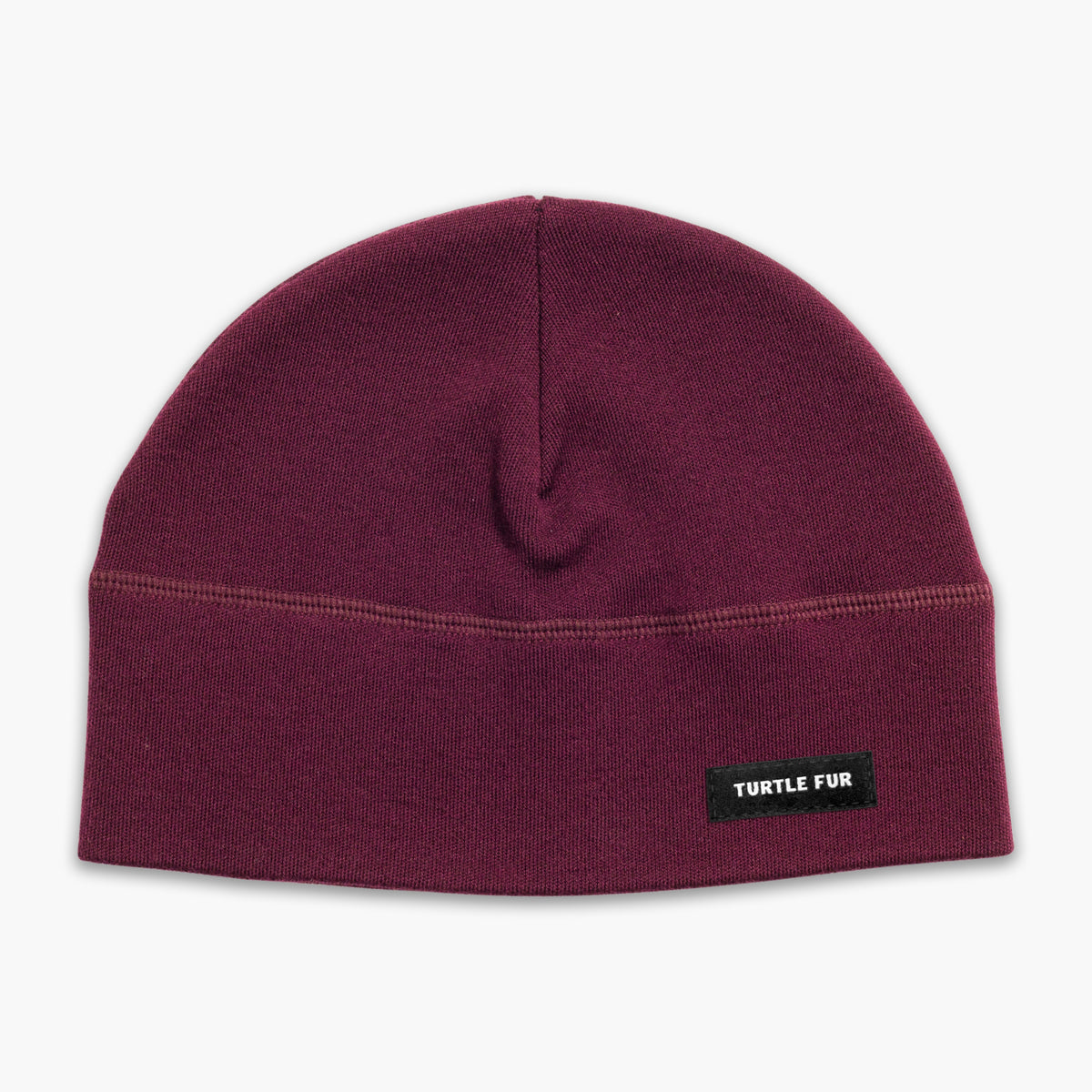 Carefree Merino Wool Beanie / Color-Wine