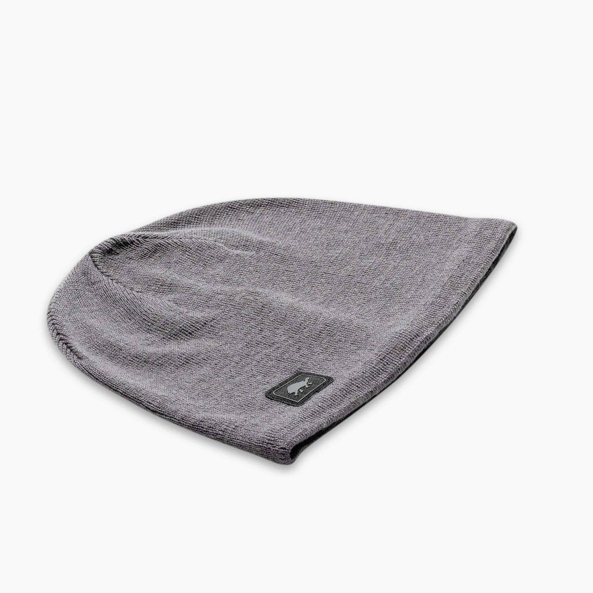 Solid Knit Beanie / Color-Graphite
