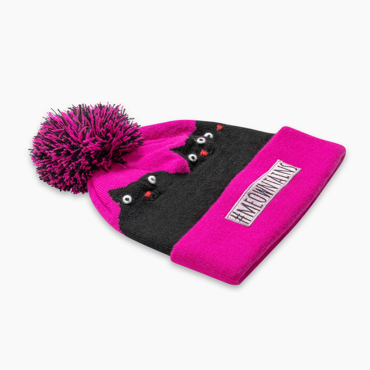 Kids #meowntains Pom / Color-Hottie Pink