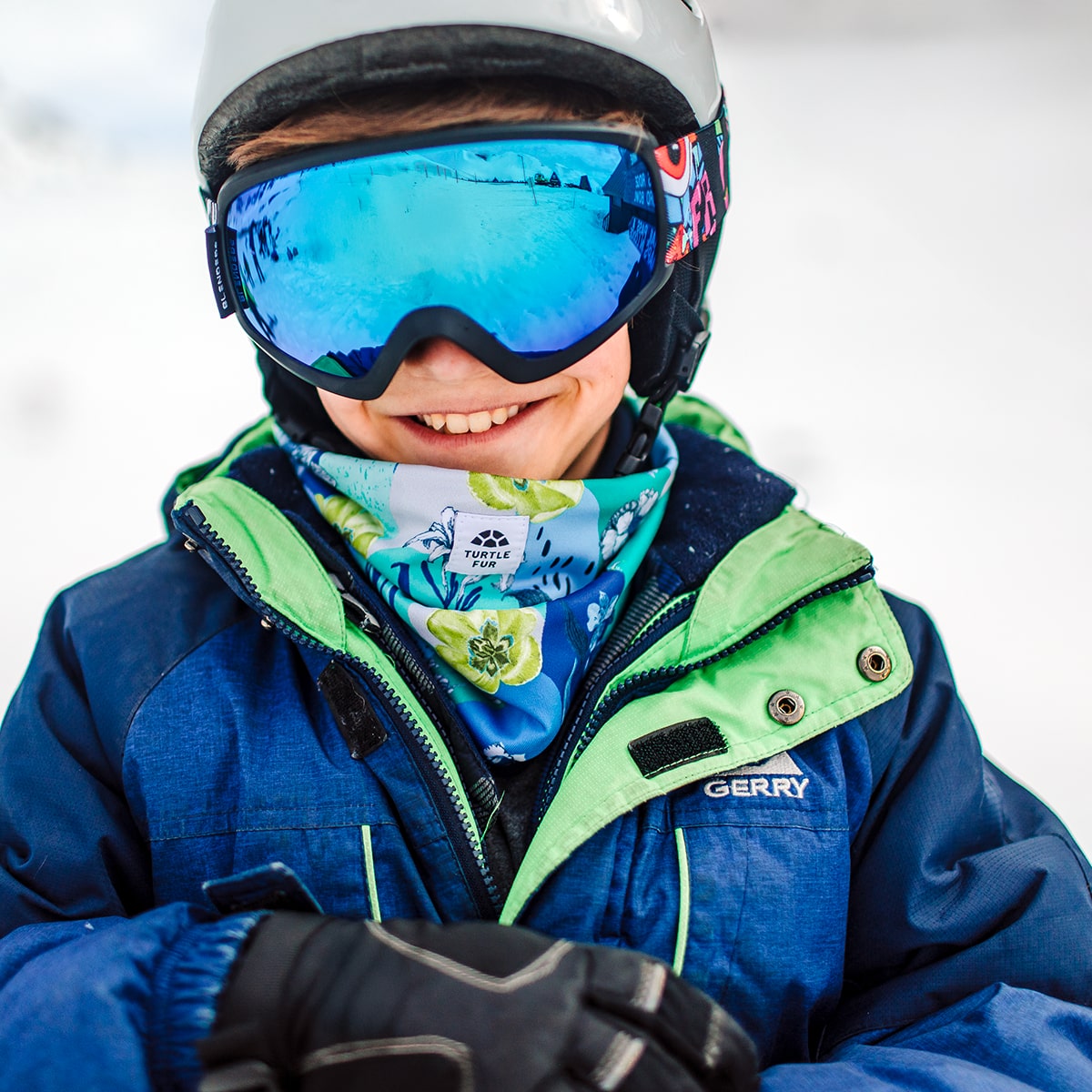 Youth Comfort Shell Neck Warmer lined with Micro Fur / Color-Cultivate Kindness