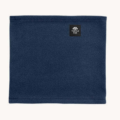 Micro Fur Fleece Single-Layer Neck Warmer / Color-Navy