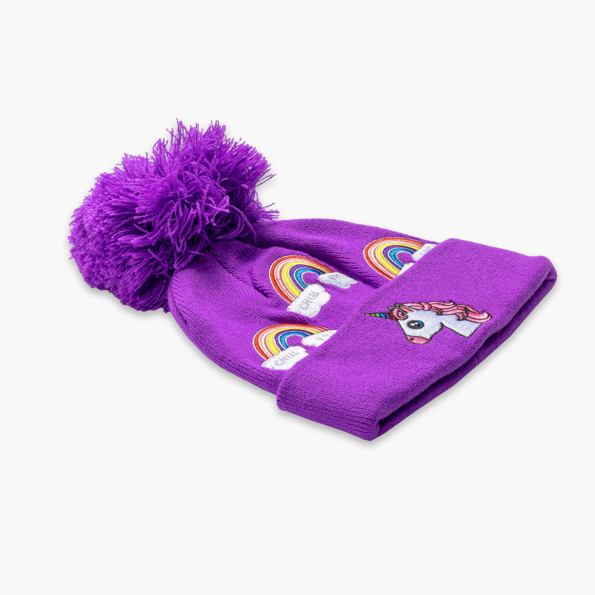 Kids Unicorn Pom / Color-Grape