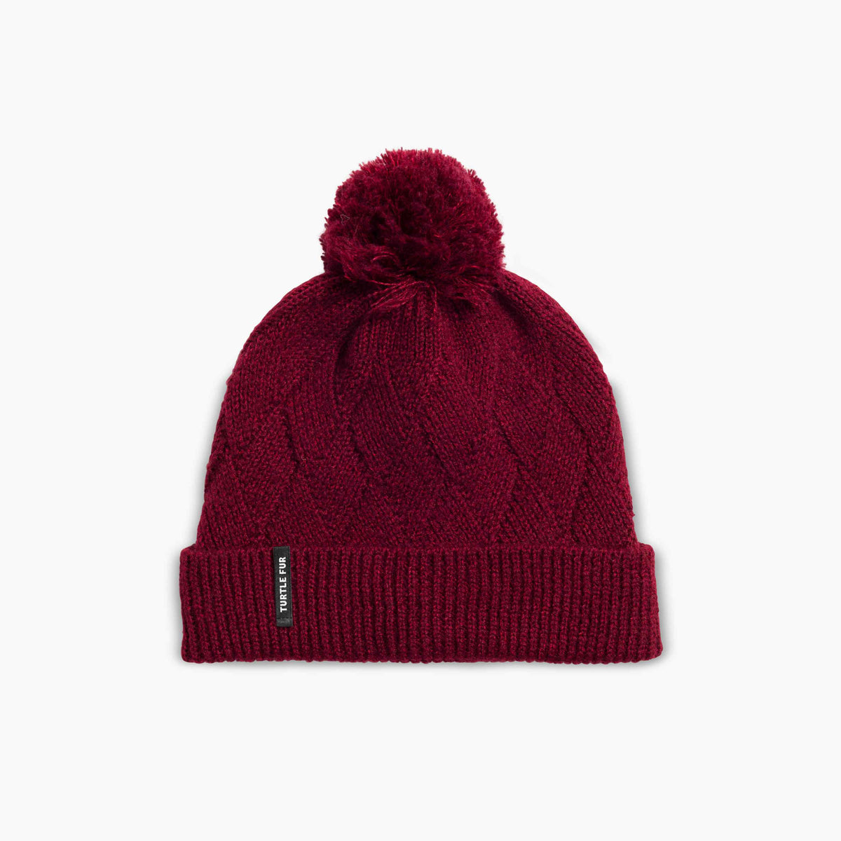 Recycled Victoria Beanie / Color-Garnet