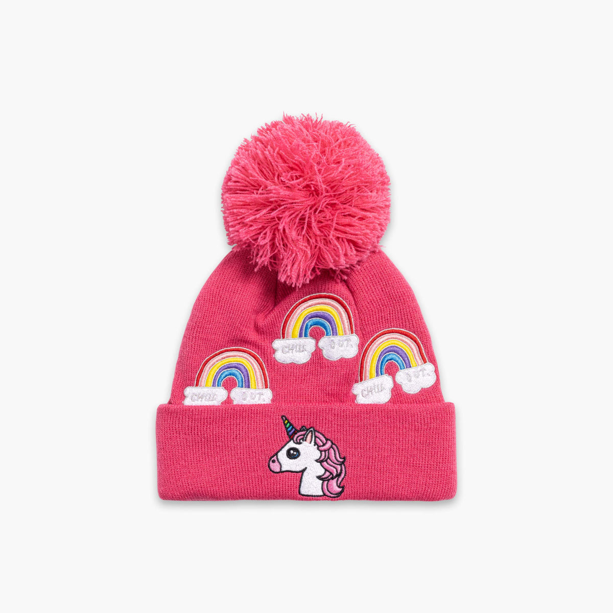 Kids Unicorn Pom / Color-Pink