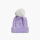 Youth Lizzy Faux Fur Pom / Color-Lavender