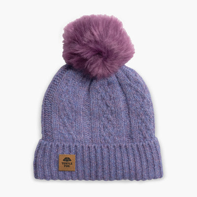 Recycled Lindsey Beanie / Color-Amethyst