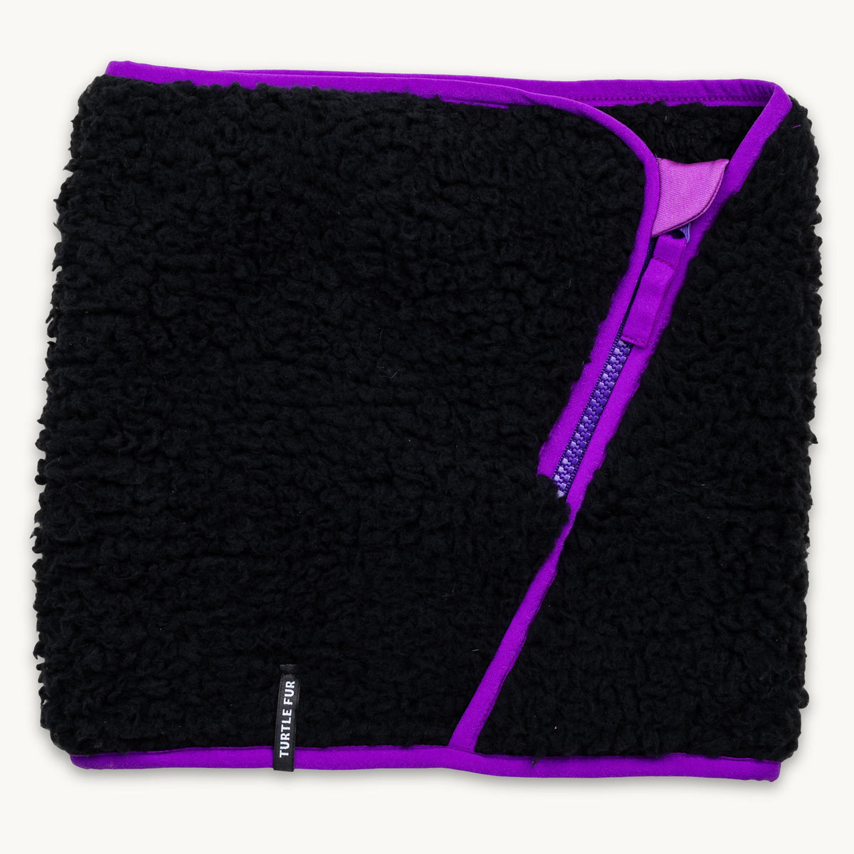 Comfort Lush 1/2 Zip Neck Warmer / Color-Black