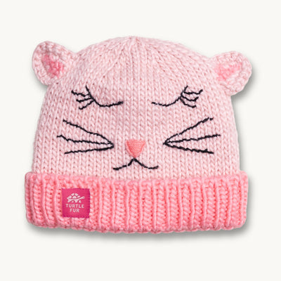 Kids Critter Beanie / Color-Pink