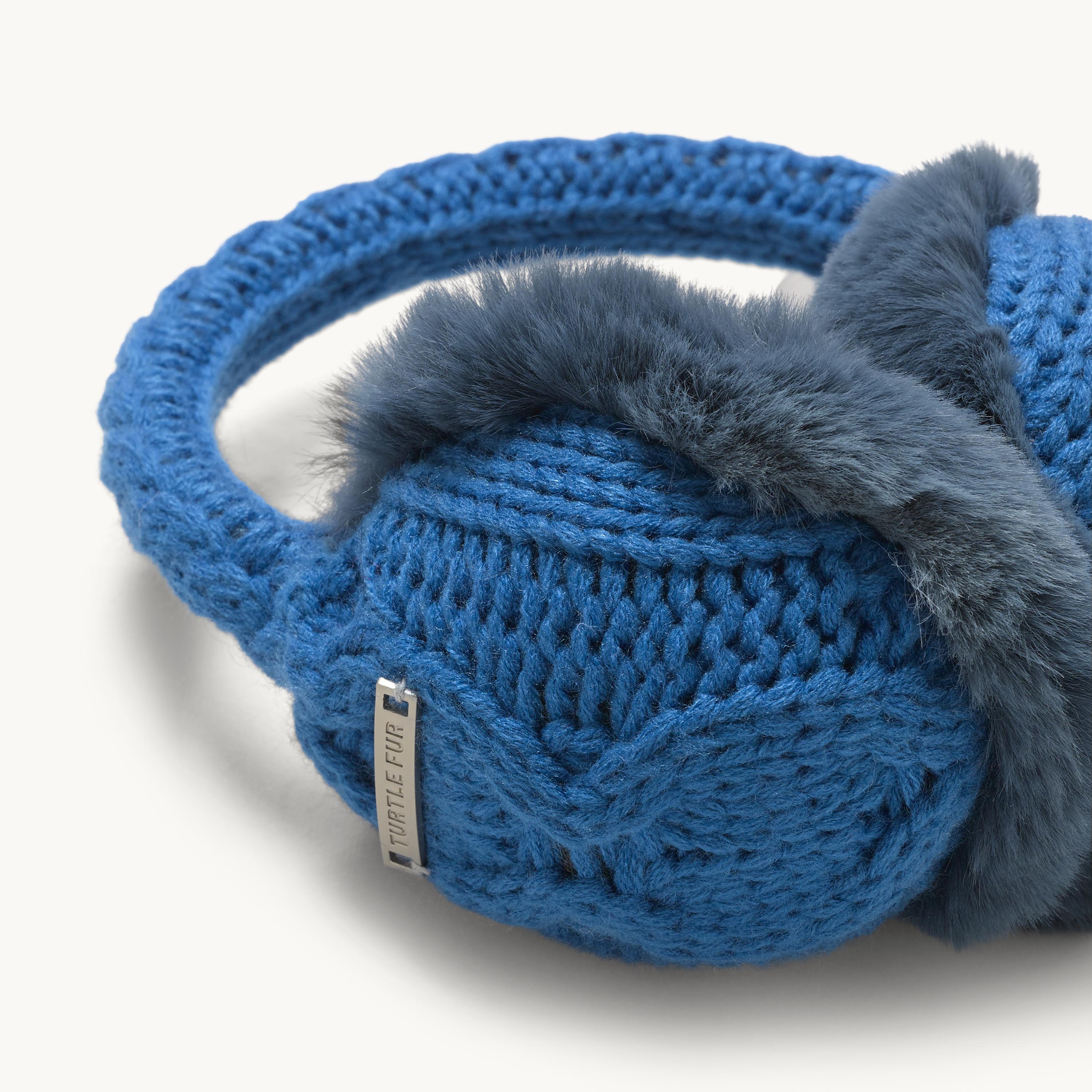 Ear Muffin Cable Knit Faux Fur Lined Earmuffs – Turtle Fur®