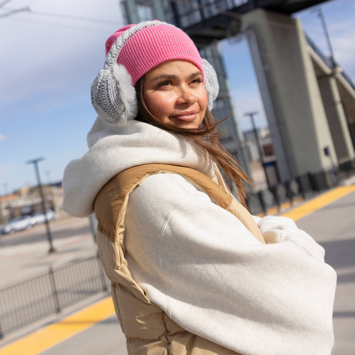 Polylana&reg; Frostine Slouch / Color-Pink
