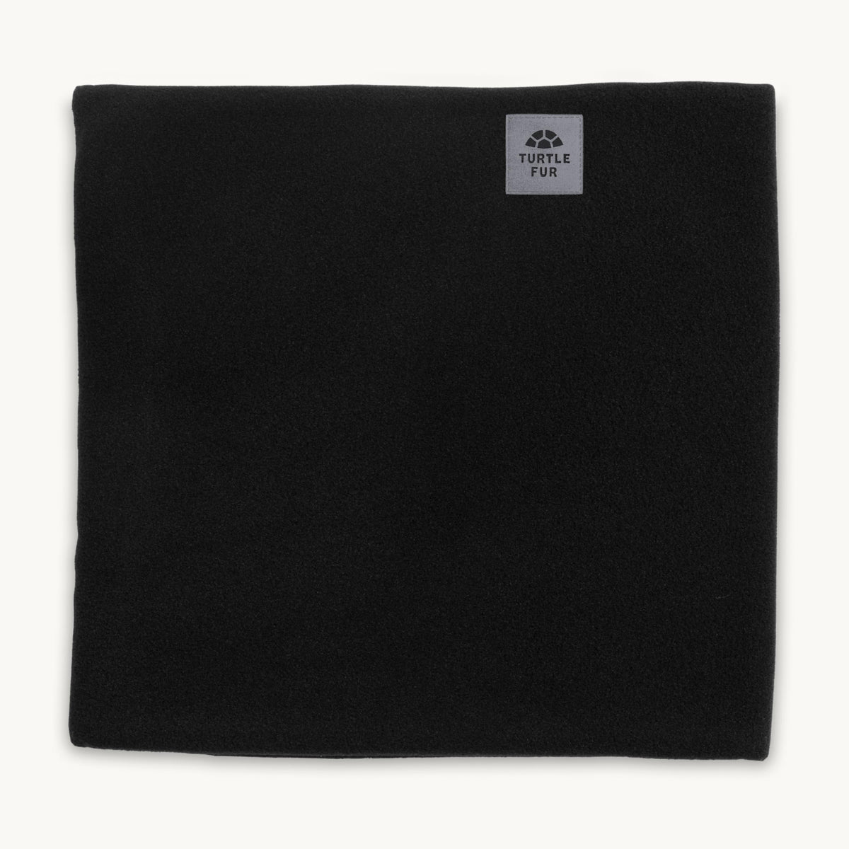 Micro Fur Fleece Double-Layer Neck Warmer / Color-Black
