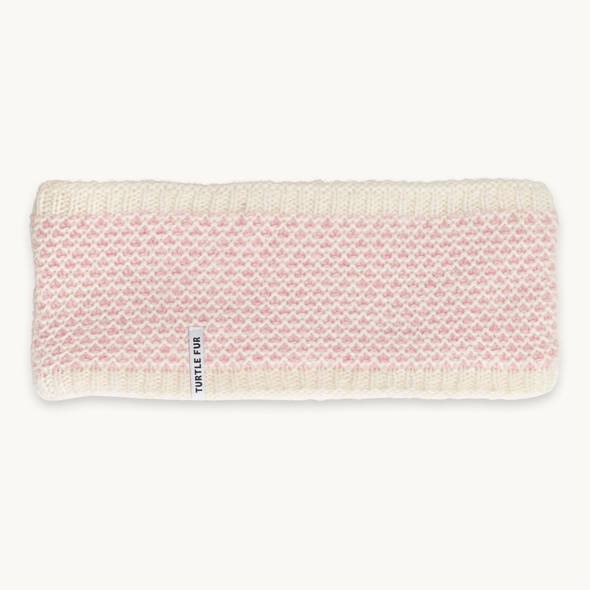 Lambswool Honey Headband / Color-Blush