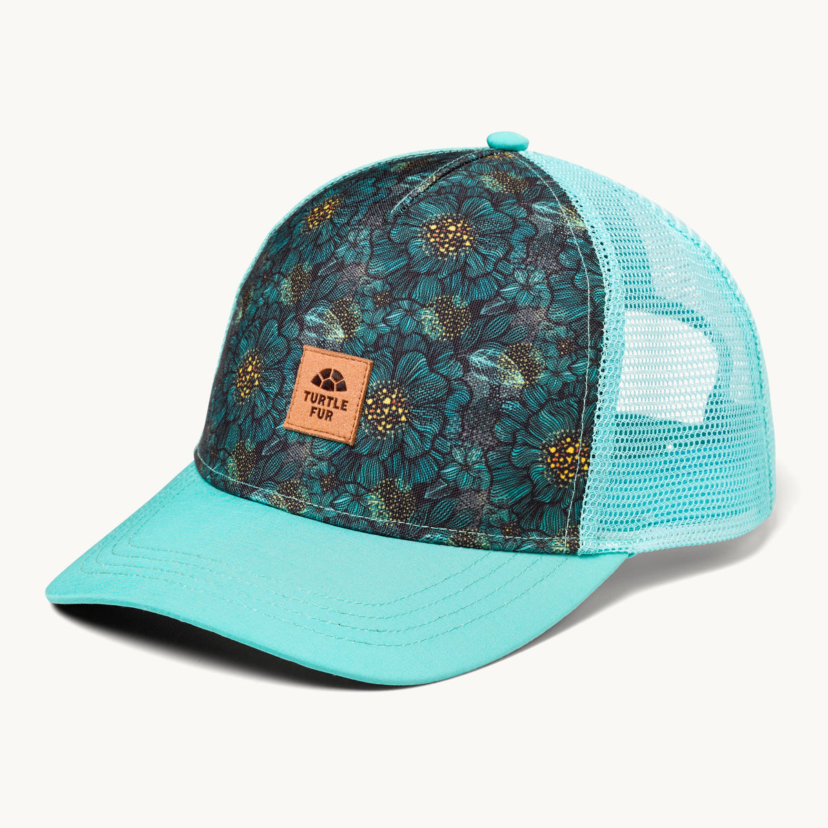 Trail Blazer Trucker Hat / Color-Caribbean Flower