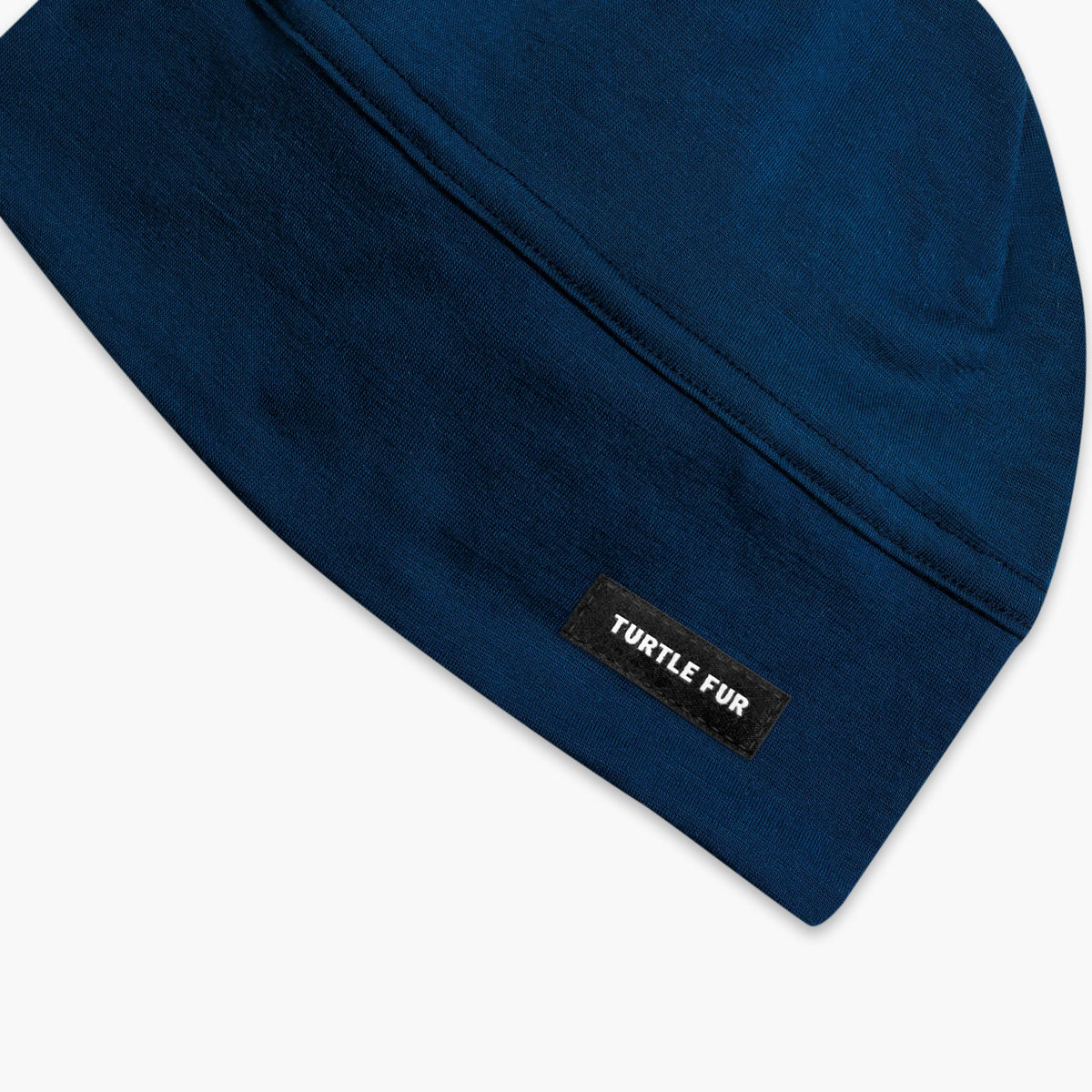 Carefree Superfine Merino Wool Beanie / Color-Navy