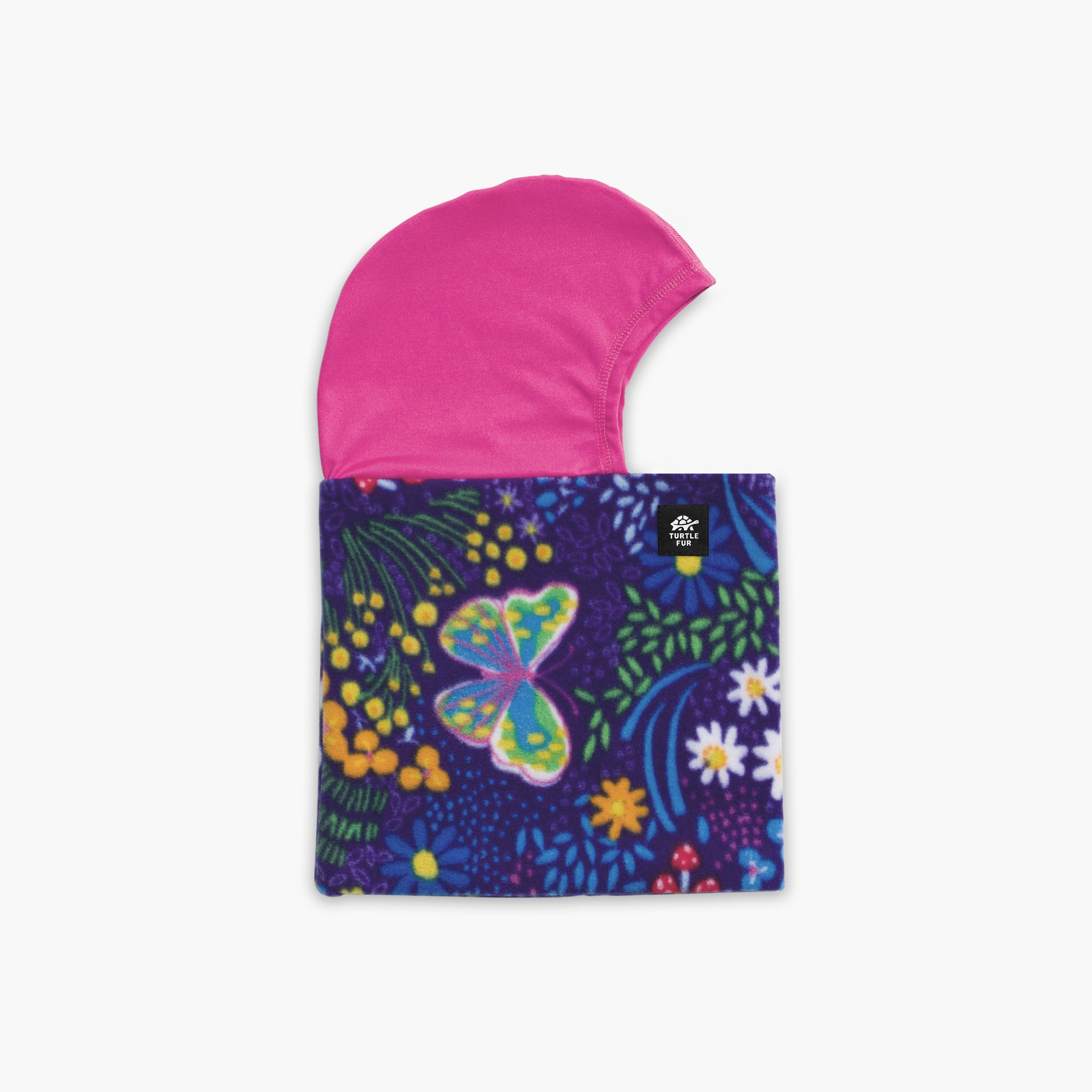 Kids Playful Prints Fleece Shellaclava / Color-Mariposa Magic