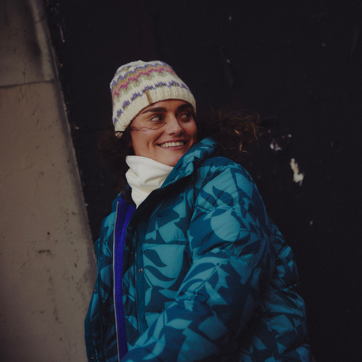 Talia Beanie / Color-White