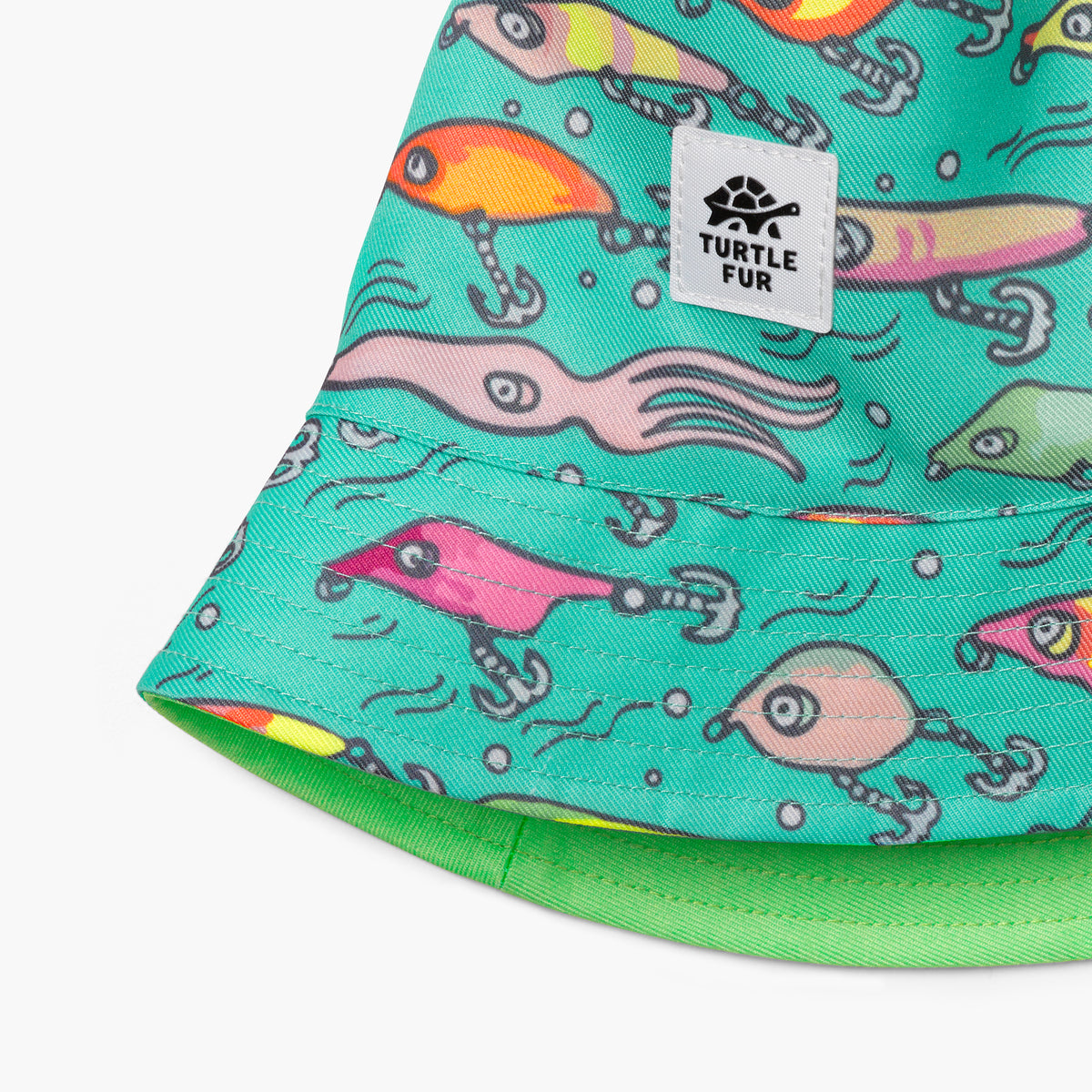 Kids Wild Thing Bucket Hat / Color-School of Fish Bait