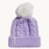 Youth Lizzy Faux Fur Pom / Color-Lavender