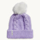 Youth Lizzy Faux Fur Pom / Color-Lavender
