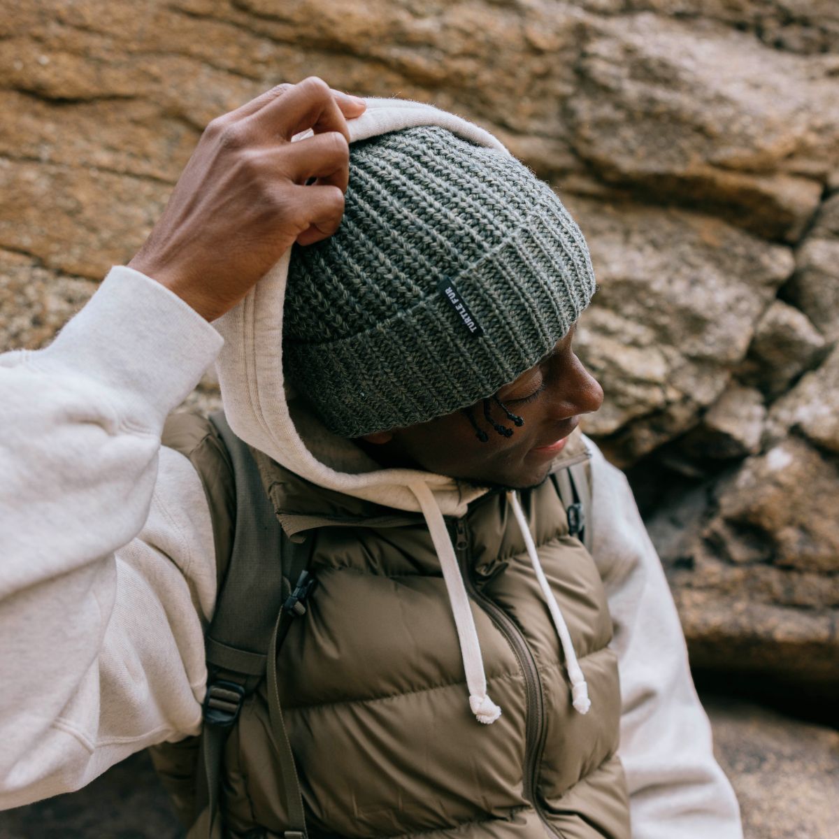 Recycled Ocean Ragg Wool Ethan / Color-Sage