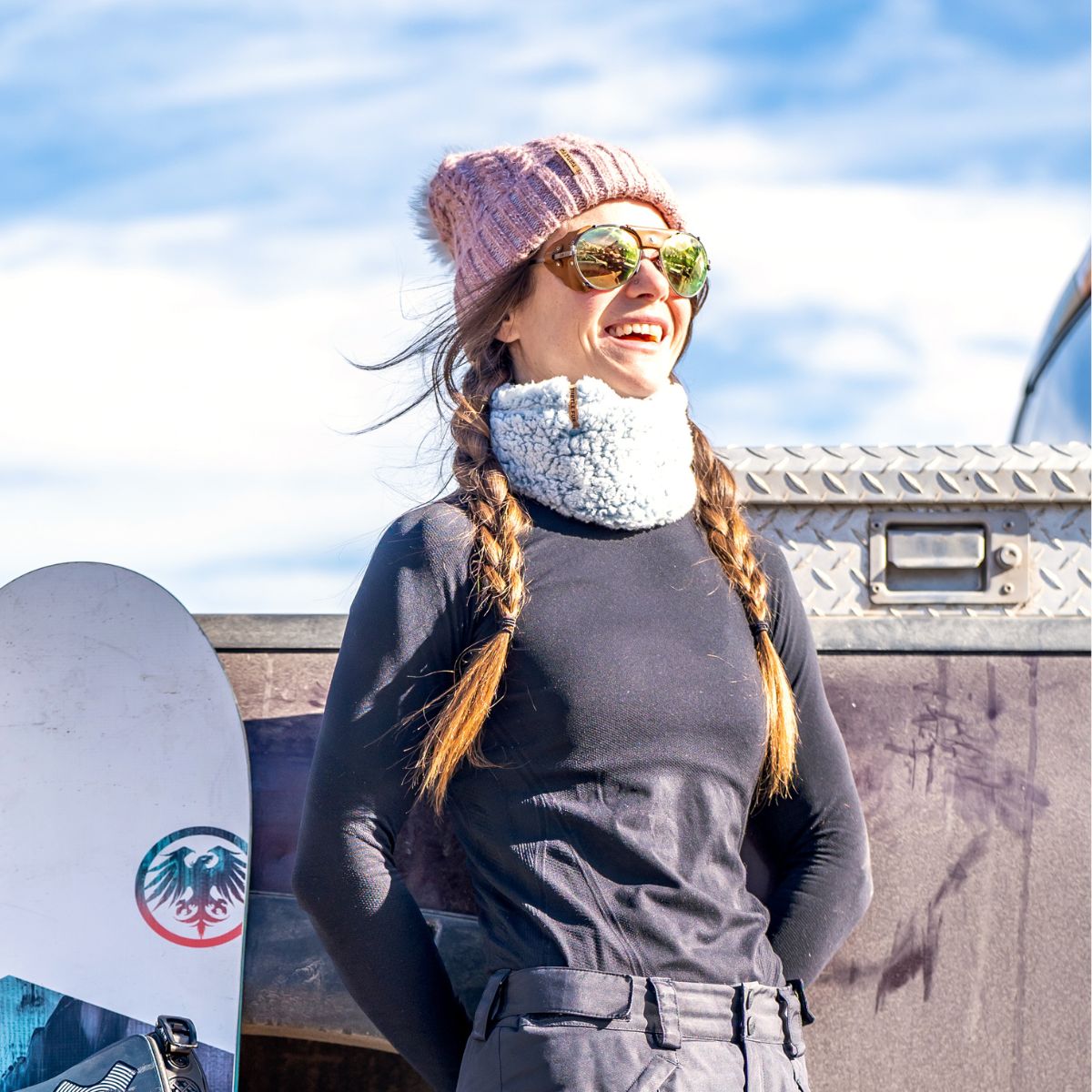 Recycled Ocean Ragg Wool Lexi / Color-Blue Mist