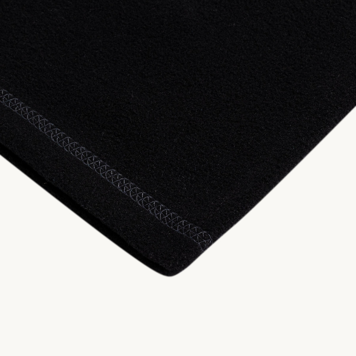Micro Fur Fleece Single-Layer Neck Warmer / Color-Black