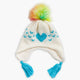 Toddler Sophie Faux Fur Pom / Color-Turquoise