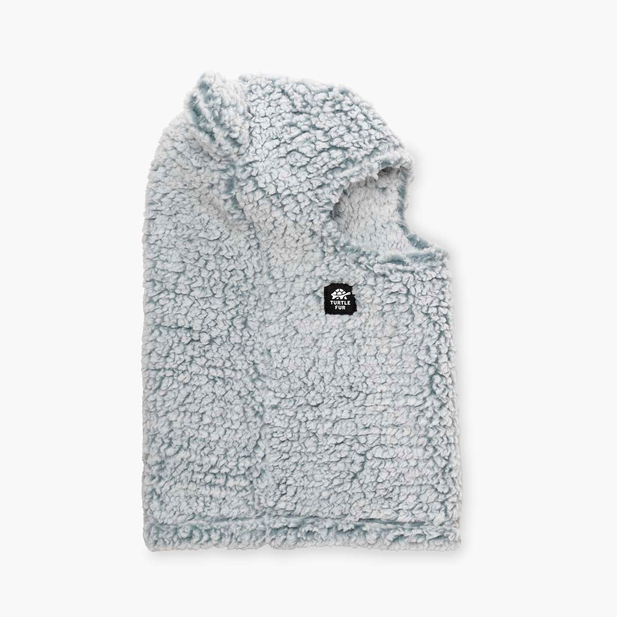 Kids Recycled Comfort Lush Bear Balaclava / Color-Smoke Blue