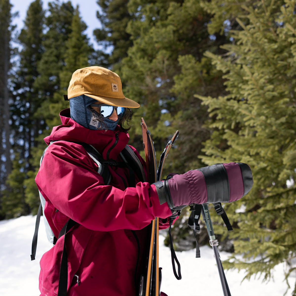 Cairn 5 Panel Hat / Color-Amber