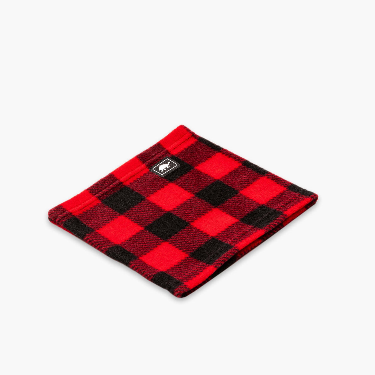 Kids Playful Prints Fleece Neck Warmer / Color-Lumberjack