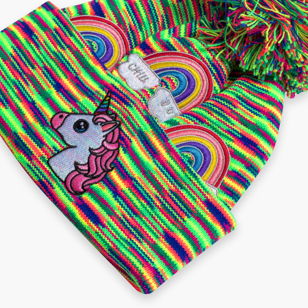 Kids Unicorn Pom / Color-Rainbow