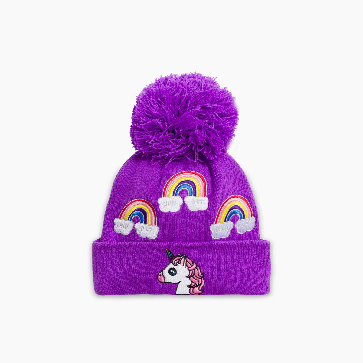 Kids Unicorn Pom / Color-Grape