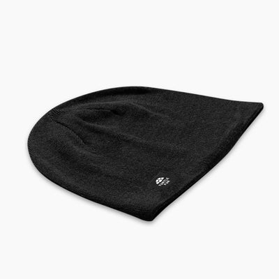 Solid Knit Beanie / Color-Black