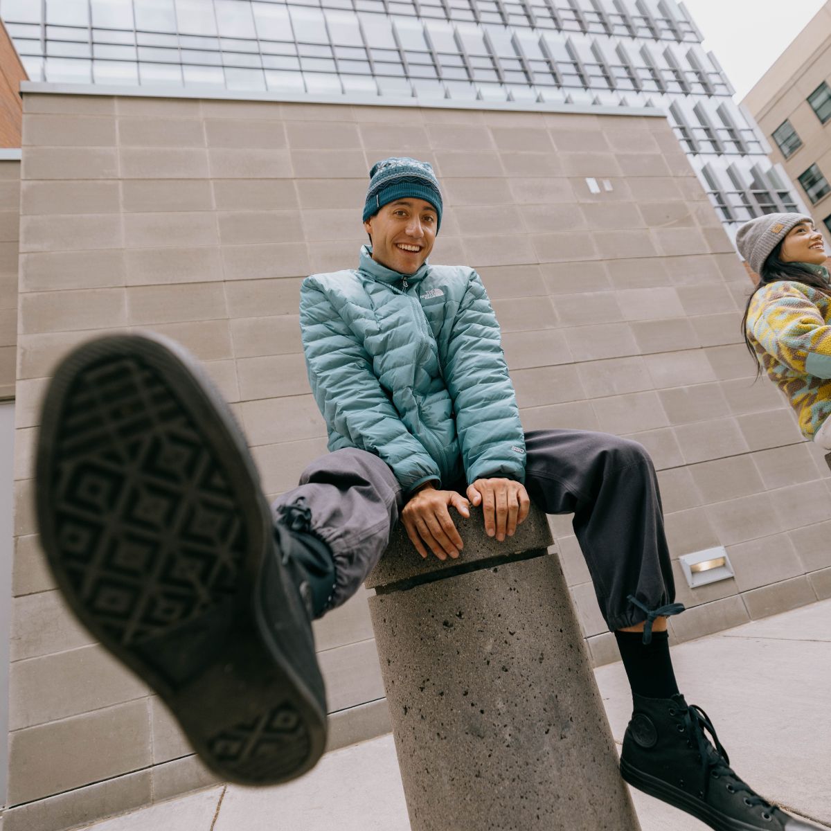 Nuka Merino Wool Ski Hat / Color-Evergreen