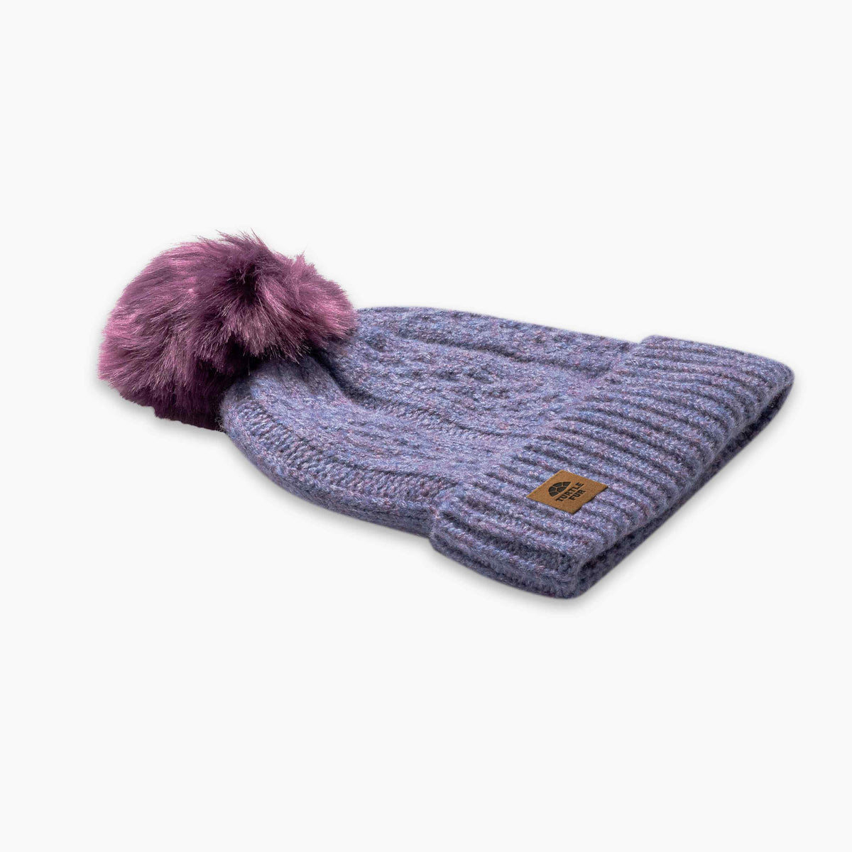 Recycled Lindsey Beanie / Color-Amethyst