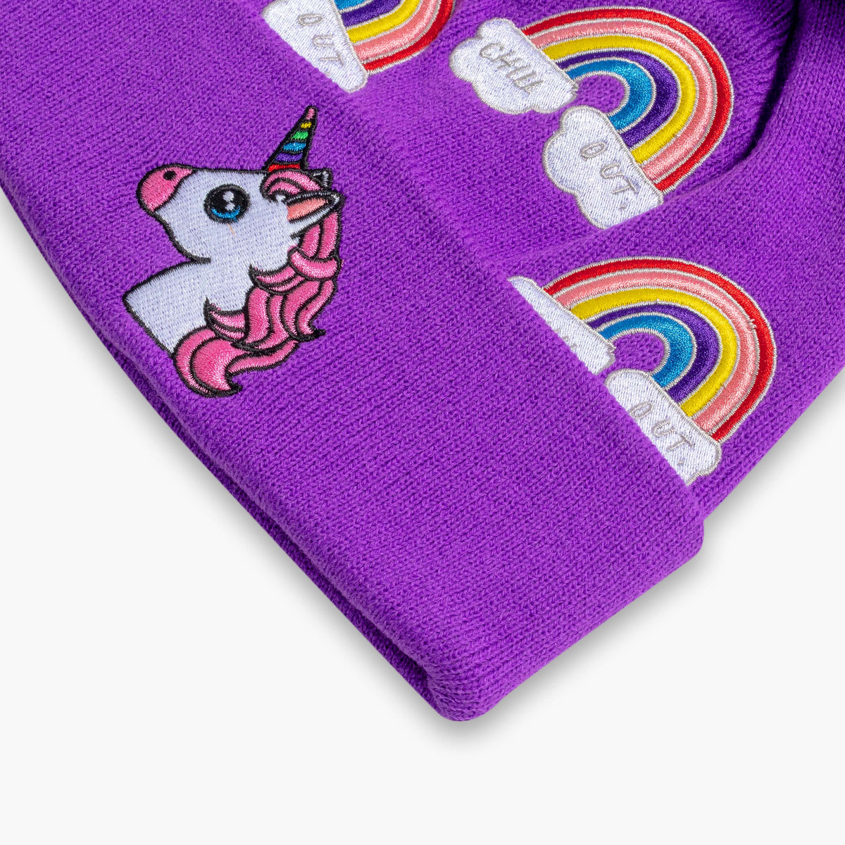 Kids Unicorn Pom / Color-Grape