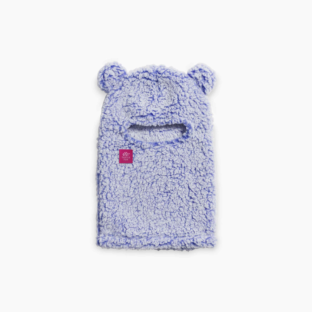 Kids Recycled Comfort Lush Bear Balaclava / Color-Violet