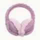 Ear Muffin Faux Fur Lined Earmuffs / Color-Lilac