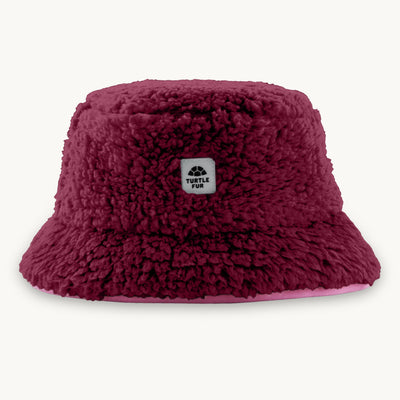 Comfort Lush Piped Stomp Bucket Hat / Color-Blk Cherry